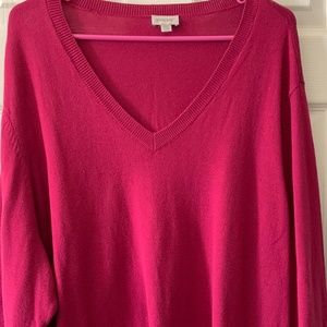 Soft Knit V Neck Sweater